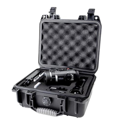 SiOnyx Aurora Black Color Digital Night Vision Camera & Kits – Rugged and Impact-Resistant Aurora Black, WiFi, Mount, 32GB MicroSD Card, Waterproof Protective Case, & More