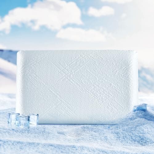 Bedtter Cooling Pillow with Gel Memory Foam and Cooling Case for Cooling Sleep (1 Pack), Bed Pillow for Side Sleepers, Neck and Shoulder Pain Relief, Washable Cover, 25"x15"x5"