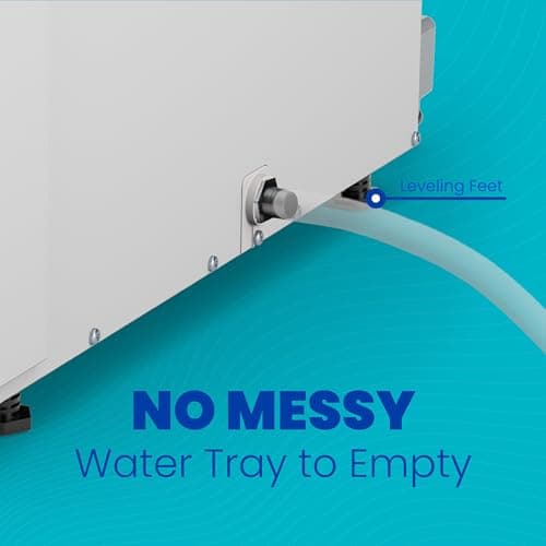 AprilAire E070 Crawl Space Dehumidifier for Basement & Crawlspace – 70-Pint High-Capacity Commercial Dehumidifier for Homes Up to 2,200 Sq. Ft. with Pump, Drain Hose, & Hanging Kit for DIY Install 6