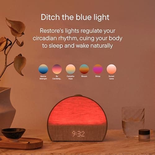 Hatch Restore 3 Sunrise Alarm Clock, Sound Machine, Smart Light (Greige) - White Noise, Screen-Free Sleep Routine 7