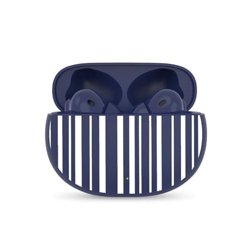 Packed Party True Wireless Earbuds Bluetooth V5.3 Headphones with Charging Case, IPX5 Waterproof, Up to 20 Hours of Battery Life (Navy Baby)