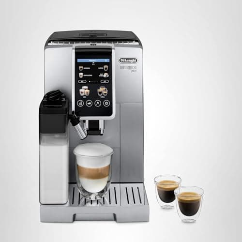 De'Longhi Dinamica Plus Fully Automatic Espresso Machine - Brew Personalized Coffee for up to 4 User Profiles, 24+ Recipes, Built in Grinder & Automatic Milk Steam Wand with 3 Frother Modes 8