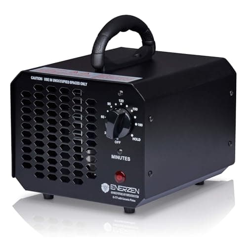 Enerzen Ozone Generator 60,000mg Industrial O3 Air Purifier Deodorizer (60,000mg - Black)