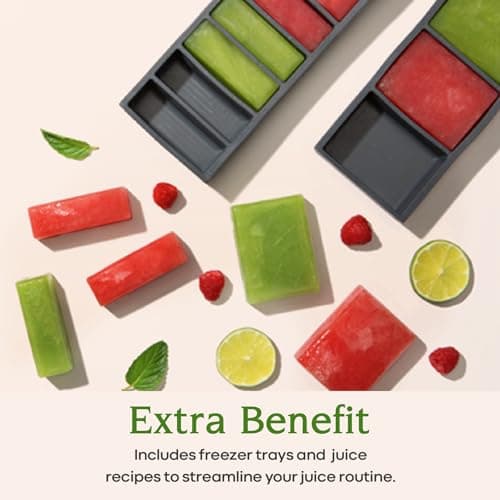 Anybear Cold Press Juicer, 200W Masticating Slow Juicer 4.3" Large Feed Chute Fit Whole Fruits Vegetables | Upgraded Auger | Tritan Material | BPA Free | Juice Recipes (Black) 9