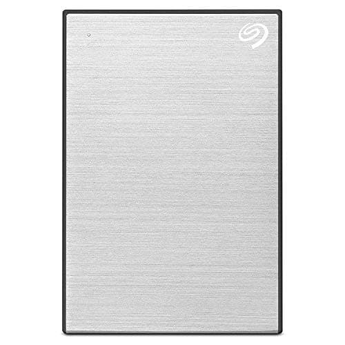 Seagate Backup Plus 5TB External Hard Drive Portable HDD – Silver USB 3.0 For PC Laptop And Mac, 1 year MylioCreate, 2 Months Adobe CC Photography, & 2-Year Rescue Service (STHP5000401) 5