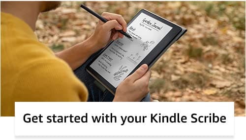 Amazon Kindle Scribe (32 GB) - 10.2” 300 ppi Paperwhite display, a Kindle and a notebook all in one, convert notes to text and share, includes Premium Pen 9
