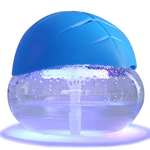 ap airpleasure Water-Based Purifier Air Washer, Air Revitalizer & Freshener, Air Fresher with 7 LED Color Changing Light for Rooms (Blue)