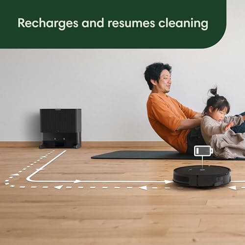 iRobot Roomba Vacuum 2 Essential Robot with AutoEmpty Dock, 3 Suction Levels, Latest Floor Tracking Sensors, and Compact Design (Black) 6