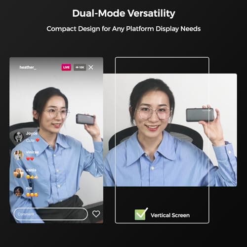 NearStream 4K Webcam for Streaming - Noise Canceling Mic, 45°-95°Adjustable FOV, Auto Focus, AI Framing, Software Control, Plug&Play, Works with Zoom/Teams/Skype/Google Meet 8