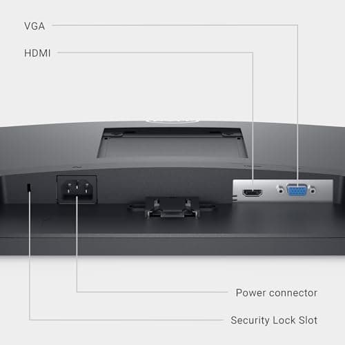 Dell SE2422HX Monitor - 24 inch FHD (1920 x 1080) 16:9 Ratio with Comfortview (TUV-Certified), 75Hz Refresh Rate, 16.7 Million Colors, Anti-Glare Screen with 3H Hardness, AMD FreeSync- Black 7