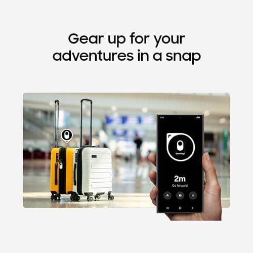 Samsung Galaxy SmartTag2, Bluetooth Tracker, Smart Tag GPS Locator Tracking Device, Item Finder for Keys, Wallet, Luggage, Pets, Use w/ Phones and Tablets Android 11 or Later, 2023, 1 Pack, Black 5