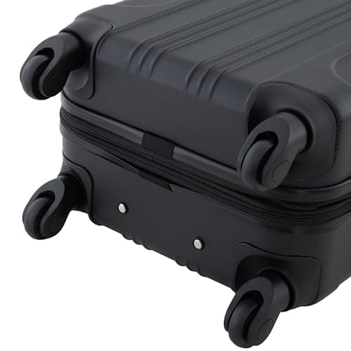 Travelers Club Chicago Hardside Expandable Spinner Luggage, Black, 22" Carry-On 7