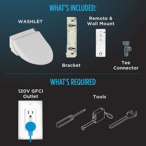TOTO SW2043R#01 C200 Round Electronic Bidet Toilet Cleansing Water, Heated Seat, Deodorizer, Warm Air Dryer, and PREMIST, Cotton White 15