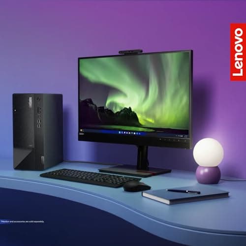 Lenovo ThinkCentre Neo50T Business Desktop | 12th Gen Intel Core Processor (Up to 4.3Ghz) | 16GB RAM | 256GB SSD+1TB HDD | Supports Up to 3 Monitors | Windows 11 Pro | SD Card Reader | Wi-Fi 7