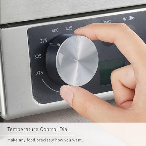 Panasonic FlashXpress Toaster Oven Countertop, Compact 4 Slice Toaster Oven w/Double Infrared Heating, PFAS-free, 6 Auto Cook Options & Precise Temperature Control, 1300W - NB-G200P (Stainless Steel) 6