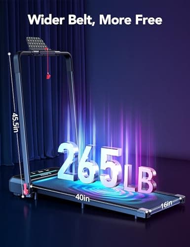 YISUFO 2 in 1 Folding Treadmill 7