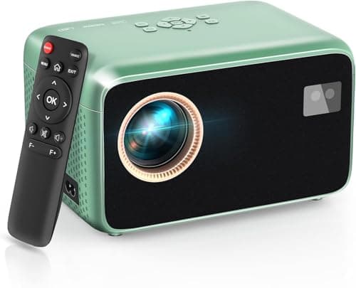 【Auto Focus】4K Projector with WiFi and Bluetooth, TMY Portable Projector with Zoom Function, Movie Projector for Phone/TV Stick/HDMI/USB/Laptop/DVD/PS5, Mini Projector for Bedroom or Outdoor