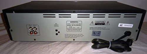 Onkyo TA-RW303 Dual Cassette Stereo Tape Deck with Auto Reverse and AV Cables Music Audio Sound - Very Rare 8