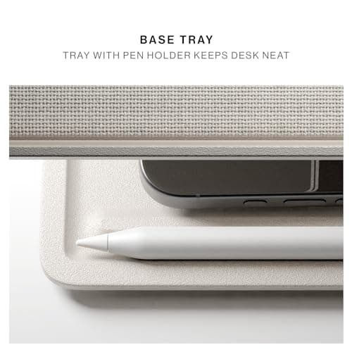 Native Union Desk Laptop Stand – Height Adjustable Ergonomic Computer Stand – Compatible with MacBook Air/Pro, iPad, Dell, HP, Lenovo, Microsoft Surface & Laptops & Tablets Up to 5kg (Sand Stone) 6