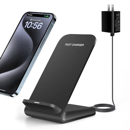 20W Fast Wireless Charger,Wireless Charging Stand Compatible with iPhone 17 16 Pro,15 Pro,15,14,13,12,11 Series/X/XS,Phone Charger for Galaxy S25/S24/S23/Note 20,Pixel 8/7 Pro/LG G8 etc