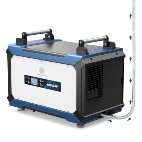 ARGENDON 180 Pints Commercial Dehumidifier with Pump for Crawl Space, Industry Water Damage Unit for up to 2,300 sq ft Large Space, Job Sites, Basement, Auto Defrost, 5 Years Limited Warranty