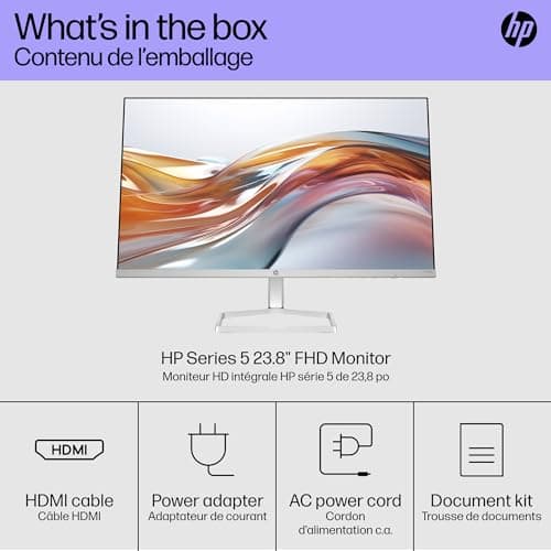 HP Series 5 24 inch FHD Monitor, Full HD Display (1920 x 1080), IPS Panel, 99% sRGB, 1500:1 Contrast Ratio, 300 nits, Eye Ease with Eyesafe Certification, 524sa (2024) 12