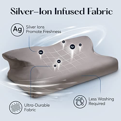 Sutera Dream Deep Pillowcase | Silverthread Antimicrobial Pillow Cover for Healthy Sleep | Soft, Durable, and Breathable Fabric with Easy Maintenance 7