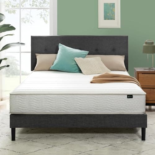 Zinus 8 Inch Foam and Spring Hybrid Mattress [New Version], Full, Fiberglass Free, Medium Firmness, Durable Support, Certified Safe Foams & Fabric, Mattress in A Box