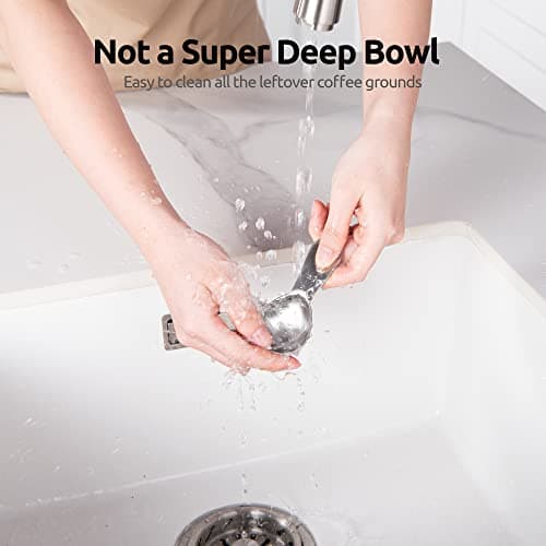 18/8 Stainless Steel Coffee Scoop: U-Taste 1 Tablespoon Metal Measuring Spoon, Short Handled Measure Scooper for Ground Coffee, Bean, Espresso, Powder, for Canister (Silver, 1Tbsp/15ml) 7