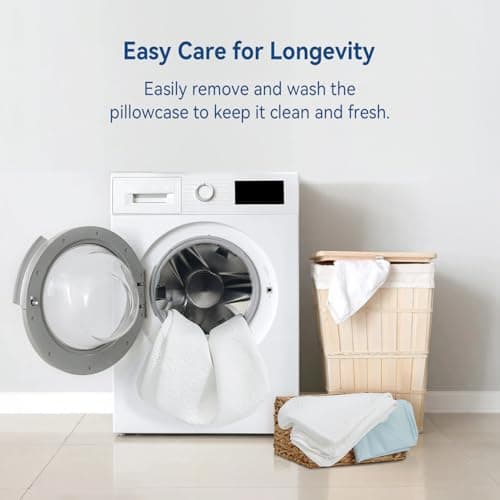 Bedtter Cooling Pillow with Gel Memory Foam and Cooling Case for Cooling Sleep (1 Pack), Bed Pillow for Side Sleepers, Neck and Shoulder Pain Relief, Washable Cover, 25"x15"x5" 7