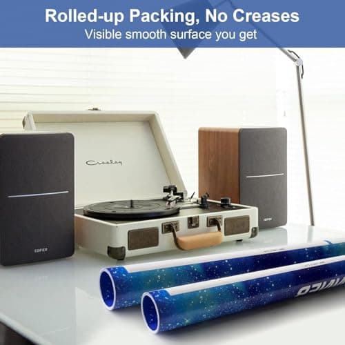 24" x 36" 2026 Wall Calendar Dry Erase - Large Starry Sky Calendar Wet & Dry Erasable Laminated 12 Month Annual Yearly Planner, Reversible, Horizontal/Vertical, with Major Holidays Julian Dates 6