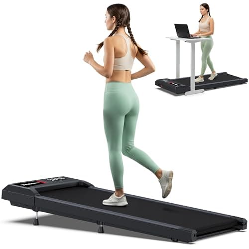 COZYINN 10% Incline Waking Pad - 2.5 HP 1-4MPH Under Desk Treadmills for Home, 3 in 1 Portable Walking Jogging Running Machine 29lbs Lightweight for Easy Move, Work with Kinomap Wellfit APP