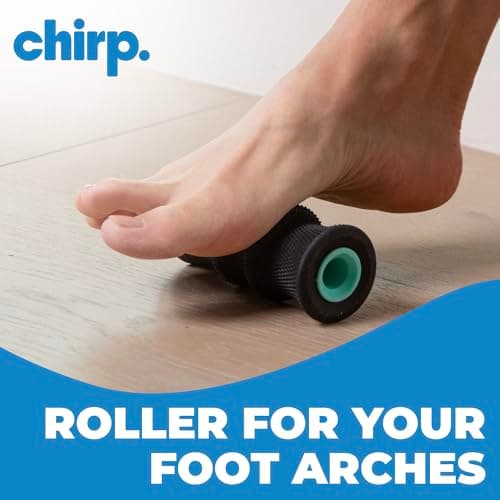 Chirp Wheel Foam Roller – Targeted Back & Neck Relief, Lumbar Spine Stretcher, Spinal Decompression Back Stretcher, Massage Roller with Density Foam for Physical Therapy, Supports 500lbs, 2-Inch Mint 5