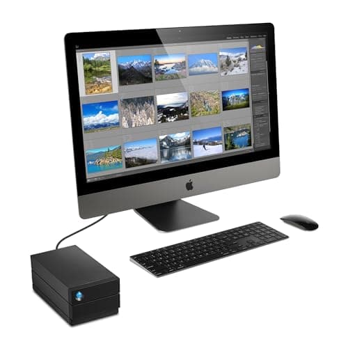 LaCie 2big RAID 28TB External Hard Drive Desktop HDD – USB-C, 7200 RPM Enterprise Class Drives, for Mac and PC Desktop, Rescue Services (STHJ28000800) 8