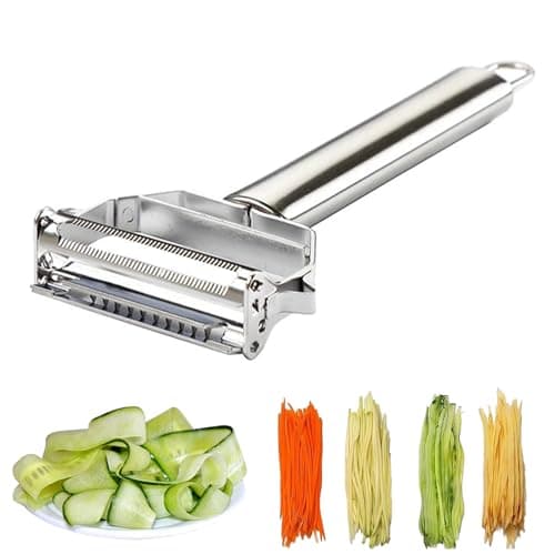 ReNext Multifunction Stainless Steel Julienne Peeler Vegetable Peeler Double Planing Grater Kitchen Accessories Cooking Tools