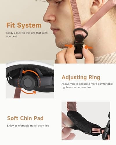 Findway Pro Bike Helmet for Adults,Adjustable Cycling Helmet for Men & Women [Safety Certified] Bicycle Helmet for Commuting, Road Biking, Skating with Adjustable Dial 5