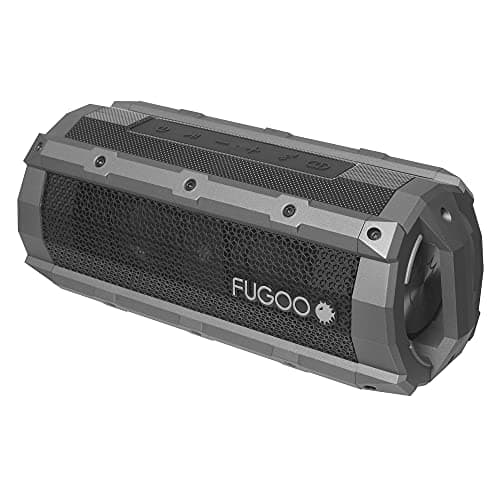 FUGOO Element | Portable Bluetooth Speaker, 360 Audio, 60W, IPX7 Rating, Up to 40 Hours Playtime | Floats on Water | Built-in Mic – Siri/Google Now