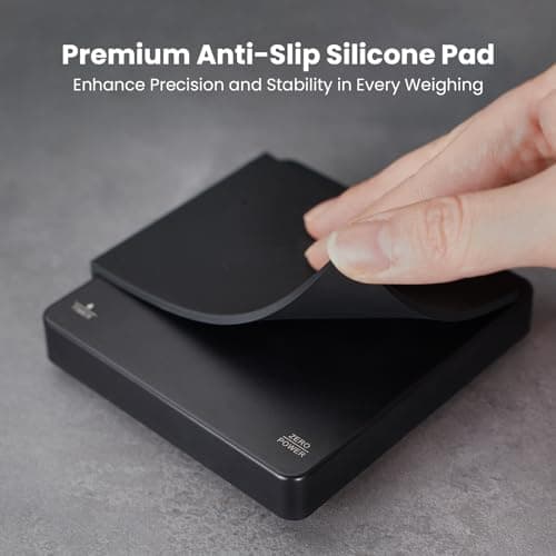 Mini Coffee Scale with Timer, Maestri House Rechargeable Espresso Scale, 2kg/0.1g Accurate Scale for Espresso and Pour-Over Coffee, Portable Digital Kitchen Scale with Automatic Timing-Black 6