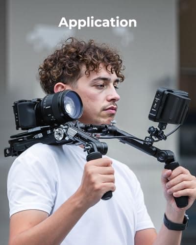 SmallRig Shoulder Rig Dual-Handle for 15mm LWS Rods, One-Tounch Rotation Shoulder Mount Rigs Support for Camera - 5205 7