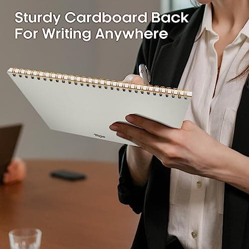 Taja Weekly To Do List Notepad with 52 Undated Sheets（8.5"×11"）- Weekly Desk Planner for Women & Man, Work and Home -1 Pack Violet Dream 6