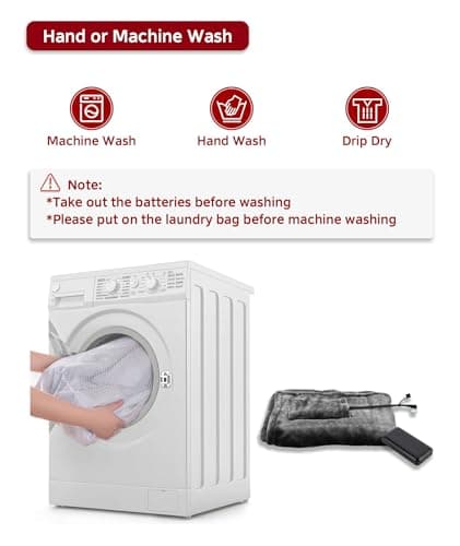 Hcaiip Portable USB Heated Shawl Wraps for Women Men, Heated Shawl Blanket Cordless with 11 Heating Zones, Heated Blanket Throw with Battery Wearable Heated Poncho Shawls 7