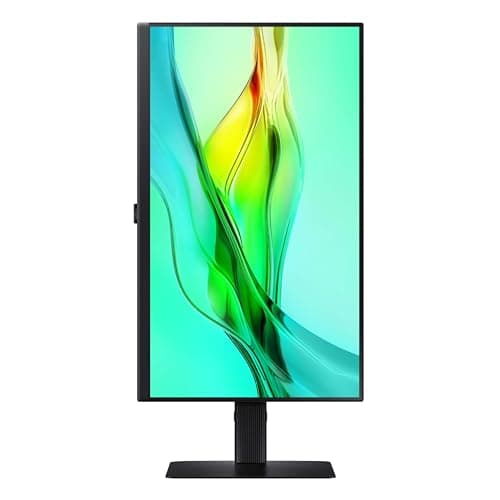 SAMSUNG 24" ViewFinity S6 (S60UD) Series QHD High Resolution Computer Monitor, 100Hz, HDR10, USB-C, Built-In LAN Port, Daisy Chain Support, Easy Setup, Height Adjustable Stand, LS24D606UANXZA, 2024 12