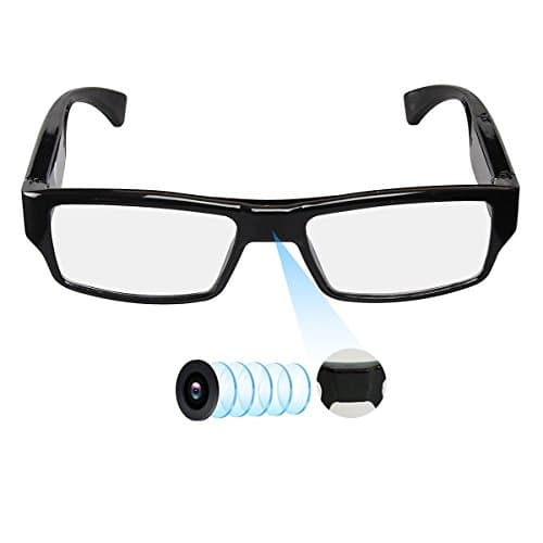 KONLEYA 1080P HD Camera Glasses Video Recording Glasses Hands-Free Eyewear Camera for Outdoor Sports, Travel, and Adventures Built-in 32GB TF Card