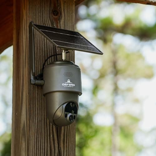 TACTACAM – Defend 360 Cellular Security Camera, 4K Photos, 1080p Video, Solar + Rechargeable Battery, 360° Pan/Tilt/Zoom, LTE Cellular, Motion Alerts, Weather Resistant 9