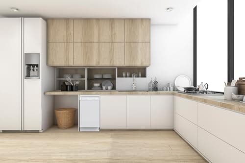 Honeywell 18 Inch Dishwasher with 8 Place settings, 6 Washing Programs, Stainless Steel Tub, UL/Energy Star- White 7