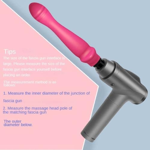 Rolamumu Silicone Massage Gun Heads,DeepMassage Gun Attachments, Tissue Percussion Trigger Point Massage Replacement Head, Plug and Play Comfort Tools (Size : 12MM-13MM) 3