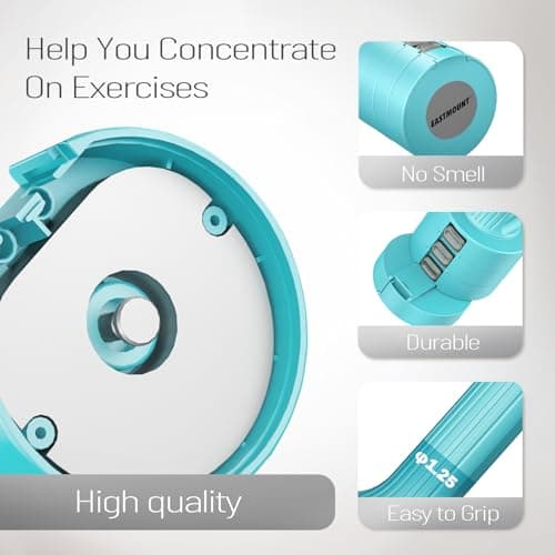 EAST MOUNT Adjustable Dumbbells 5 lb Dumbbells Set of 2 / Pair 10 lb Total Free Weights 6 in 1 Women Hand Weights for Home,Office,Gym Exercise Training 2lb 3lb 4lb 5lb Fast Adjust 6