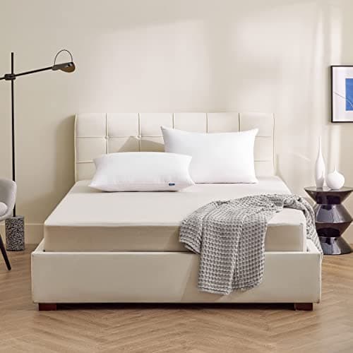 Bedsure Medium Firm Pillows Queen Size, Set of 2, Firm Queen Bed Pillows Hotel Quality Premium Down Alternative for Medium Supportive Filling for Side, Back Sleepers 9