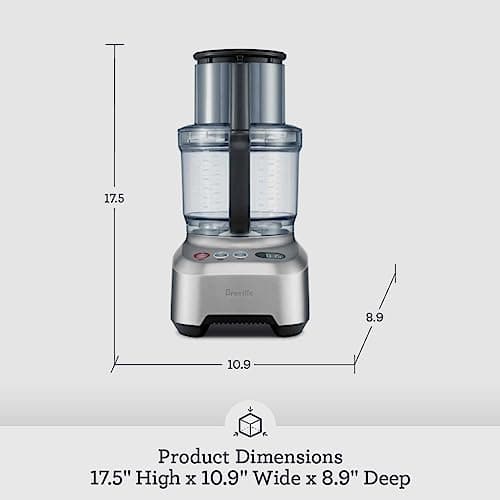 Breville BFP800XL Sous Chef Pro 16 Cup Food Processor, Large, Brushed Stainless Steel 6