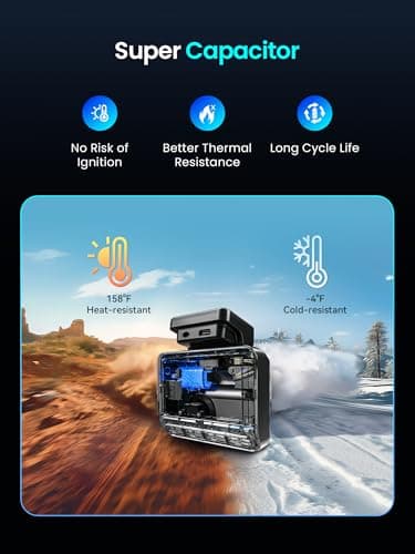 DDPAI Dash Cam Front and Rear, 4K+1080P Car On-Dash Mounted Cameras, Dashcam Included 64GB Card, Built-in 5G WiFi 6, GPS, 3'' IPS, AI ISP Night Vision, 48H Parking Mode, Loop Recording, ADAS, Z50 Pro 8